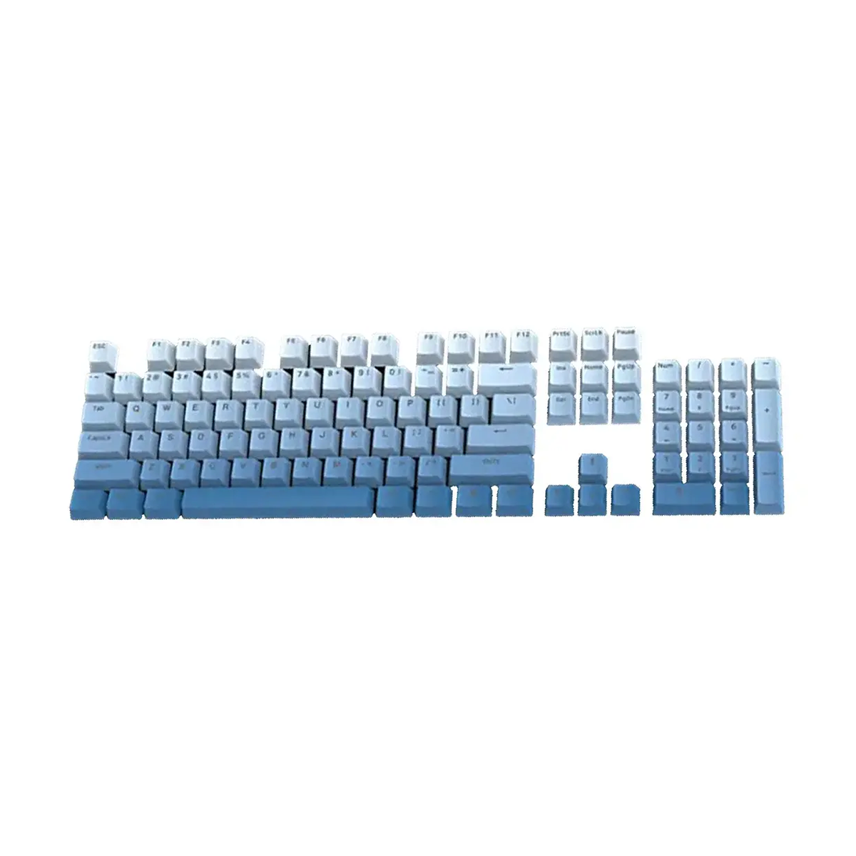 مجموعه کامل کلید کیبورد ردراگون مدل A134 Gradient Blue مجموعه کامل کلید کیبورد ردراگون مدل A134 Gradient Blue